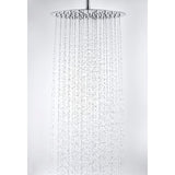 Douche de tête Grohe, pommeau rond, couleur chrome, jet pluie moderne
