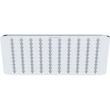 Pommeau de douche Duravit rectangulaire, blanc chromé, accessoires salle de bains