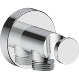 Sortie de douche murale Grohe, robinetterie sanitaire, finition chromée argentée
