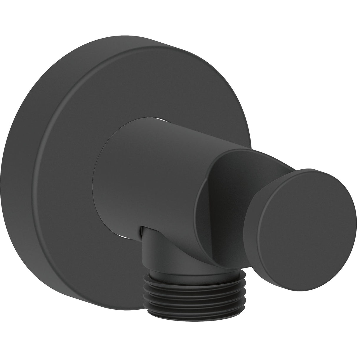 Sortie de douche Grohe, raccord mural en laiton, couleur noir mat