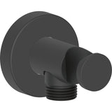 Sortie de douche Grohe, raccord mural en laiton, couleur noir mat