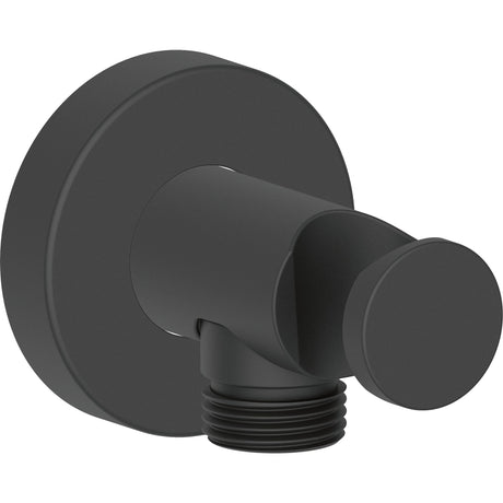 Sortie de douche Grohe, raccord mural en laiton, couleur noir mat