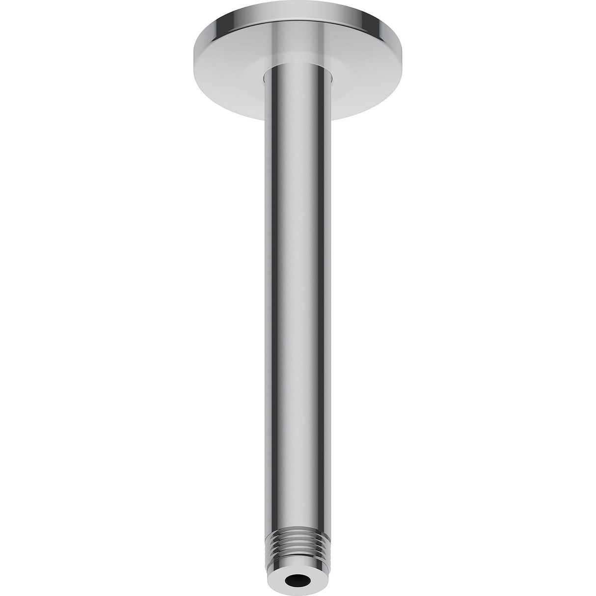Bras de douche Grohe, tube de plafond, couleur chrome brillant.
