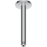 Bras de douche Grohe, tube de plafond, couleur chrome brillant.