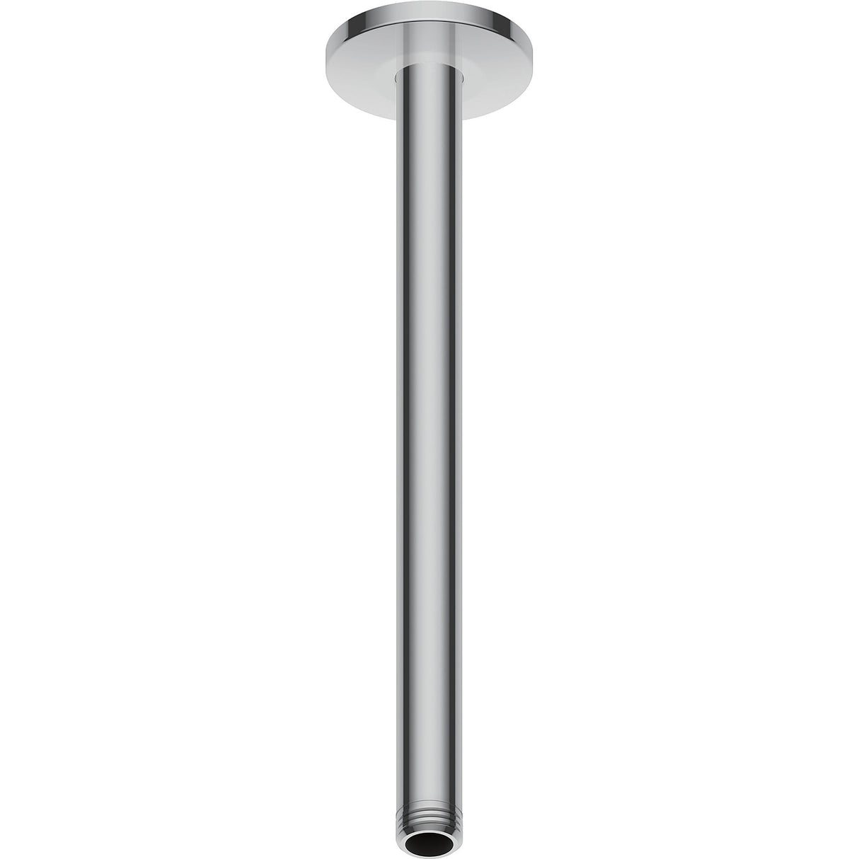 Grohe bras de douche plafond en métal, finition chromée, accessoire sanitaire élégant.