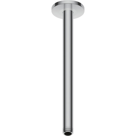 Grohe bras de douche plafond en métal, finition chromée, accessoire sanitaire élégant.