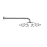 Douche de tête Grohe, pommeau rond, finition chromée argentée