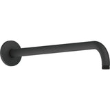 Bras de douche Grohe noir mat, accessoire salle de bain design moderne