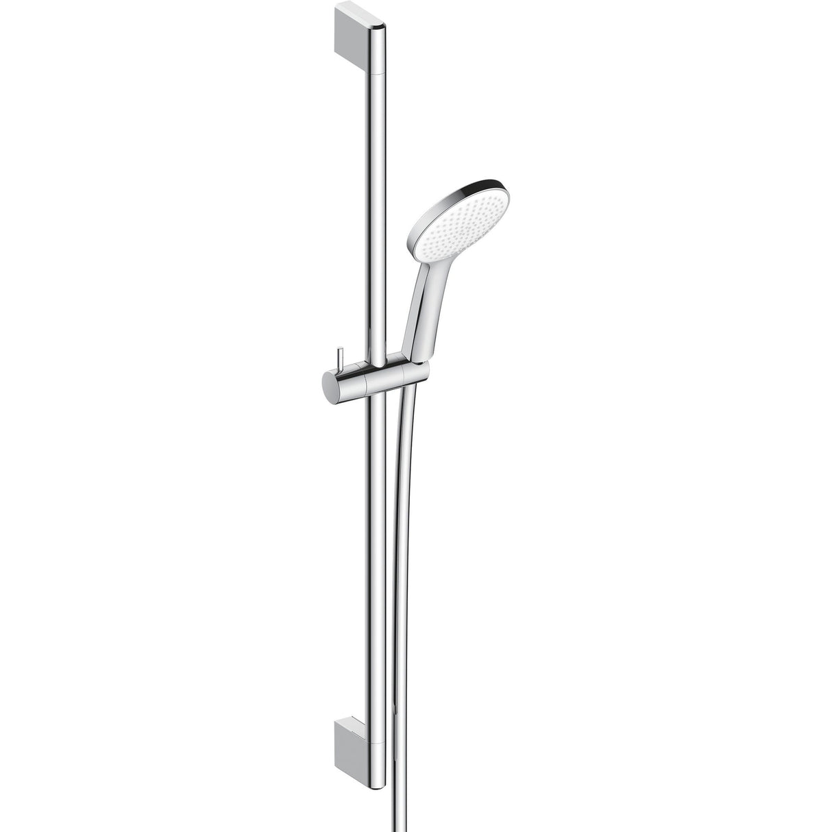 Ensemble de douche Grohe, type douchette, couleur chromée, design moderne.