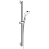 Douchette marque Grohe, type barre de douche, couleur chromée, design moderne