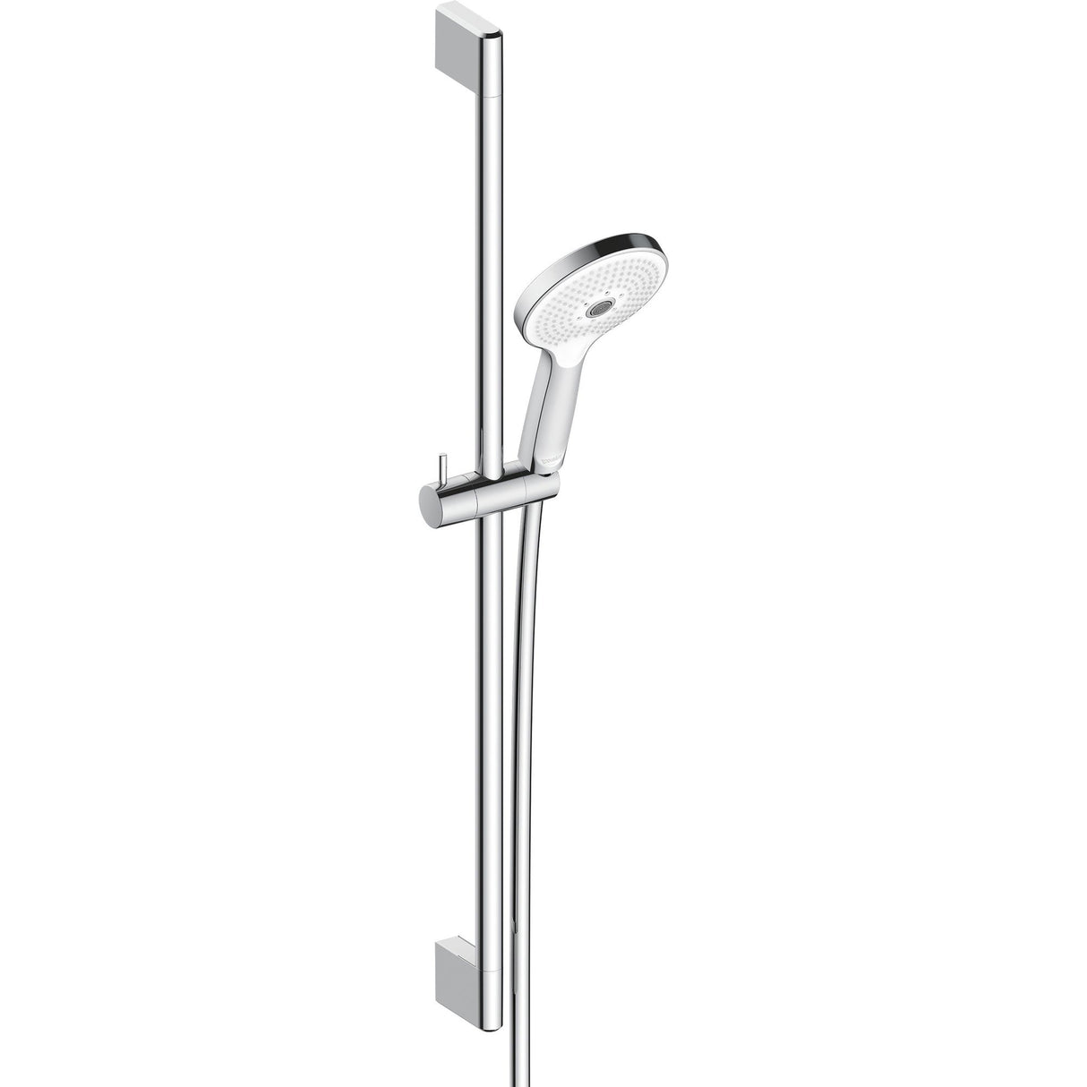 Douchette Grohe, ensemble de douche, finition chromée, design moderne.