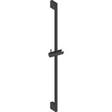 Barre de douche Grohe noire avec support réglable, accessoire de salle de bain moderne