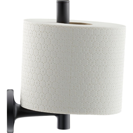Porte-papier toilette Grohe, accessoire sanitaire noir mat, support mural moderne