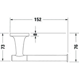 Croquis technique bec de robinet Grohe, couleur chromée, dimensions détaillées.