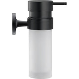 Distributeur de savon Grohe, accessoire mural, couleur noir mat.