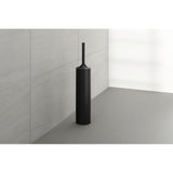 Balai WC noir Grohe, accessoire sanitaire moderne, design cylindrique
