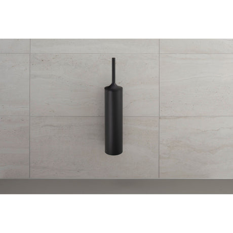 Brosse WC murale noire, marque Grohe, design moderne, accessoire salle de bains.