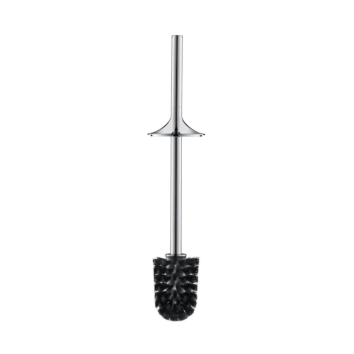 Brosse WC Grohe, accessoire sanitaire, couleur chrome et noir.