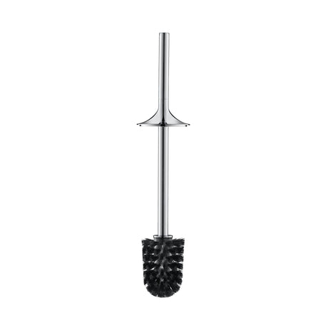 Brosse WC Grohe, accessoire sanitaire, couleur chrome et noir.