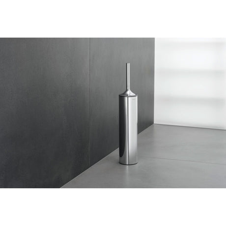 Brosse WC chromée Hansgrohe, accessoire sanitaire de couleur argent, design moderne.