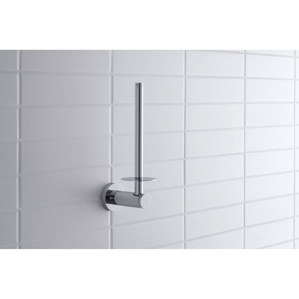 Porte-balai WC Grohe mural, accessoire sanitaire, couleur chrome brillant.