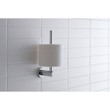 Distributeur papier toilette Grohe mural chromé, accessoire sanitaire argenté