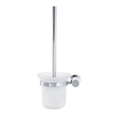 Brosse WC murale Grohe, accessoire sanitaire couleur chrome et blanc