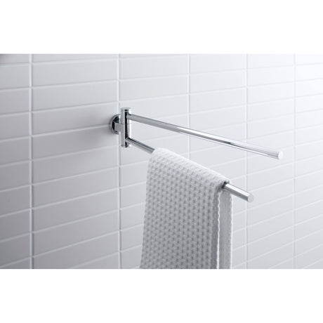 Barre porte-serviettes Grohe, accessoire salle de bain, chromé, murale.