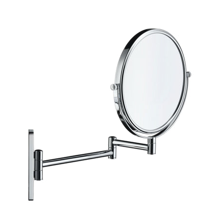 Miroir mural Grohe, miroir de salle de bain, couleur chromée argentée.