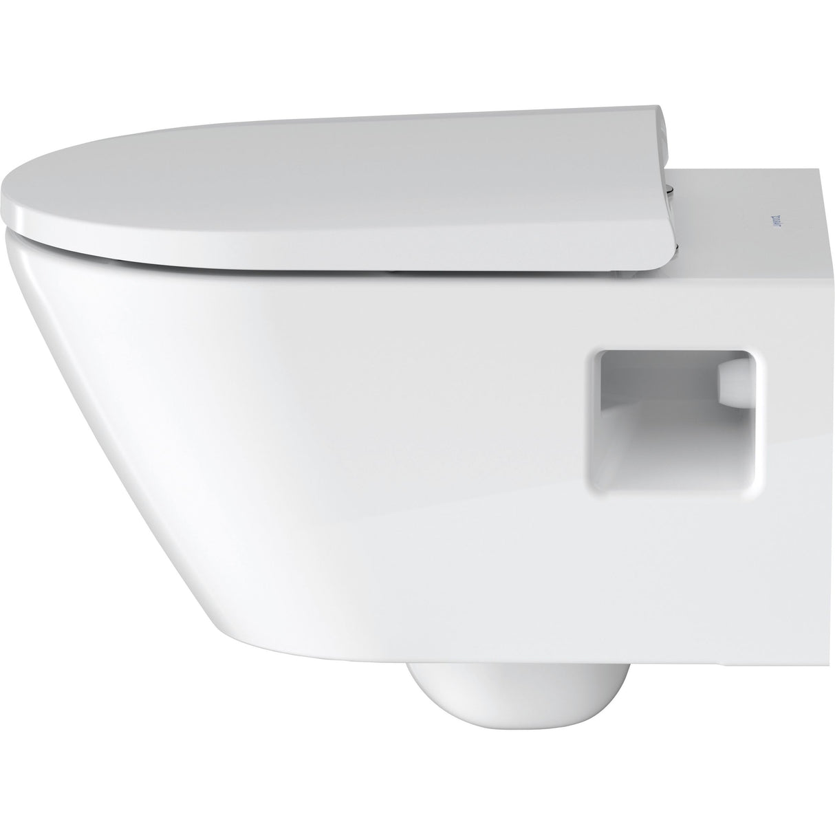 Toilette suspendue blanche, marque Villeroy & Boch, design moderne épuré.