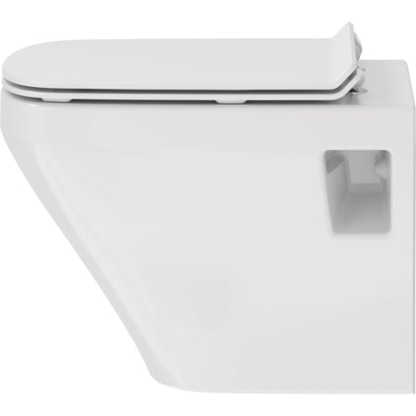 Cuvette WC suspendue blanche marque Grohe, sanitaire moderne, vue latérale