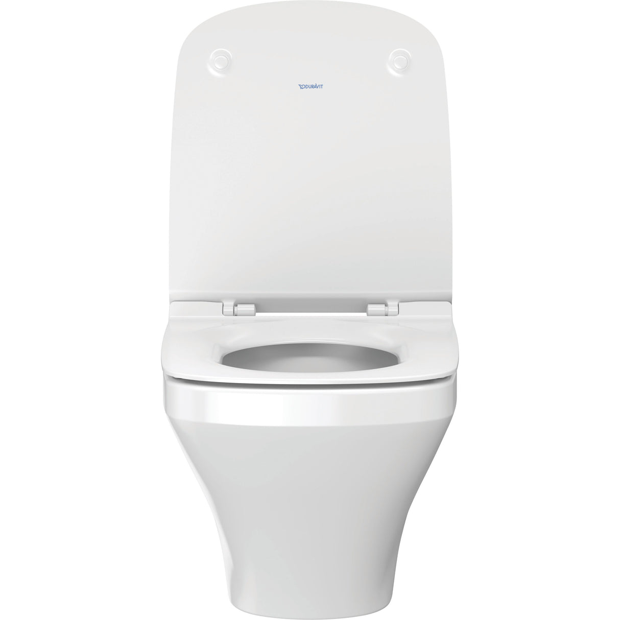 WC suspendu blanc, marque Duravit, design moderne pour salle de bain