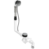 Vidage baignoire Grohe, siphon blanc et chrome, accessoires de plomberie