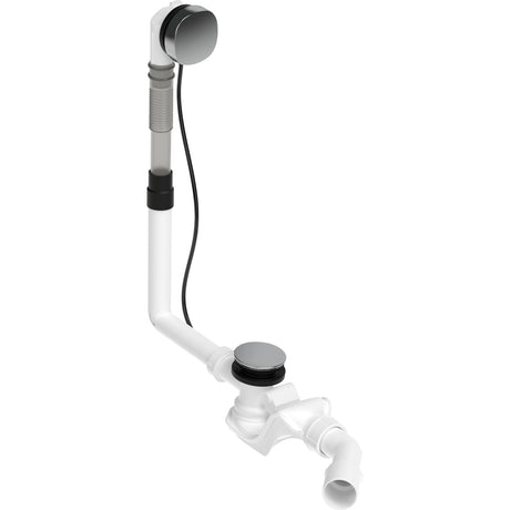 Vidage baignoire Grohe, siphon blanc et chrome, accessoires de plomberie