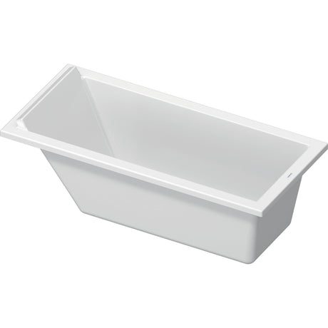 Baignoire Duravit, type rectangulaire, couleur blanche, baignoire encastrable moderne