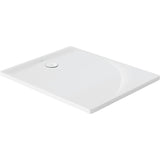 Receveur de douche blanc marque GROHE, design moderne, surface lisse rectangulaire