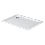 Receveur de douche Grohe blanc rectangulaire avec bonde intégrée