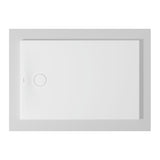 Receveur de douche Villeroy & Boch rectangulaire blanc, design moderne, évacuation latérale.