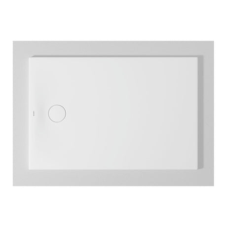 Receveur de douche Villeroy & Boch rectangulaire blanc, design moderne, évacuation latérale.