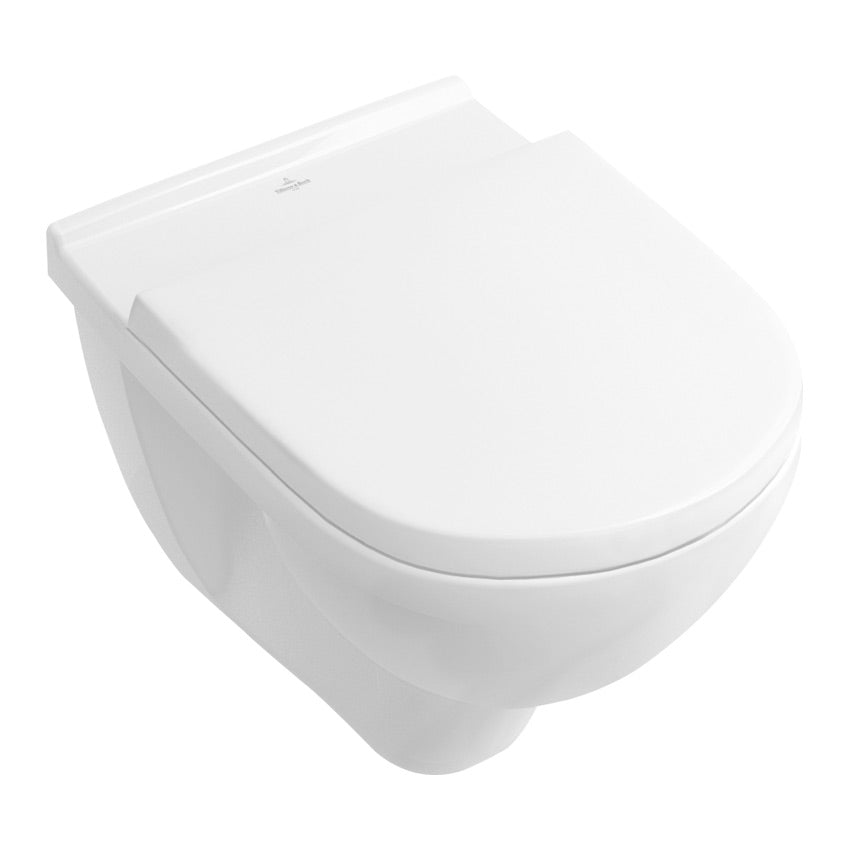WC suspendu blanc Villeroy & Boch, design moderne, céramique sanitaire