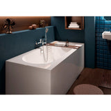 Baignoire blanche Grohe, sanitaire en acrylique, salle de bain moderne