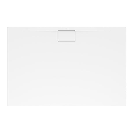Receveur de douche blanc Villeroy & Boch, rectangulaire et moderne.