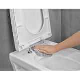 Abattant WC Grohe blanc, nettoyage facile, sanitaire en céramique.
