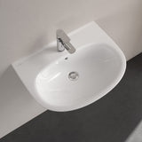 Villeroy & Boch lavabo blanc, vasque en céramique design, robinet chromé moderne