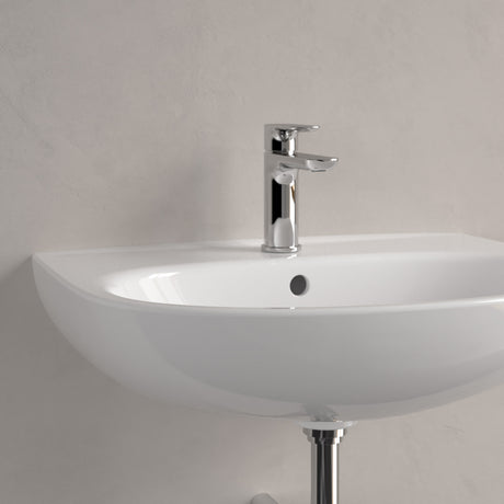 Mitigeur Grohe, robinet de lavabo chromé, couleur argentée, design moderne