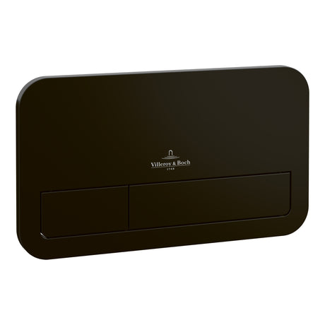 Plaque de commande Villeroy & Boch, noir, pour WC suspendu