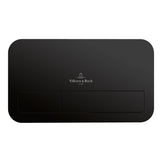 Plaque de commande Villeroy & Boch, type sanitaire, couleur noire élégante
