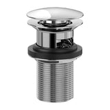 Bonde de lavabo Grohe, type clic-clac, couleur chromée brillante