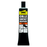 UHU Contact néoprène gel - Colle super forte universelle et gélifiée, ne goutte pas et ne file pas, adhère immédiatement, transparente, tube 120g