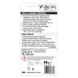 UHU Colle à réparer Powerkitt universel - Pâte époxy 2 composants pour coller, combler, étanchéifier, réparer, intérieur et extérieur, Gris, 60g